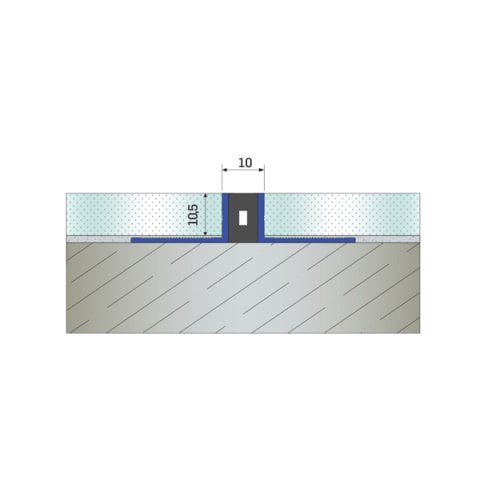 DP01-10 ALÜMİNYUM ISIL GENLEŞME DERZ PROFİLİ - 3 mt