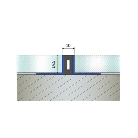 DP01-14 ALÜMİNYUM ISIL GENLEŞME DERZ PROFİLİ - 3 mt