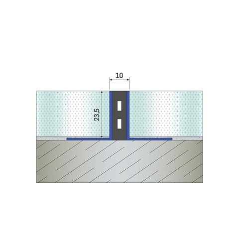 DP01-23 ALÜMİNYUM ISIL GENLEŞME DERZ PROFİLİ - 3 mt