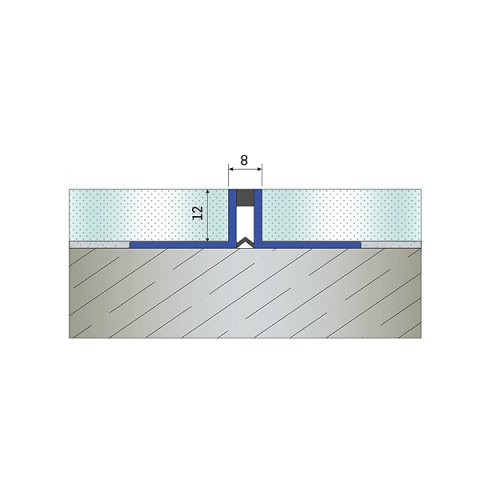 DP02-12 PVC ISIL GENLEŞME DERZ PROFİLİ - 3 mt