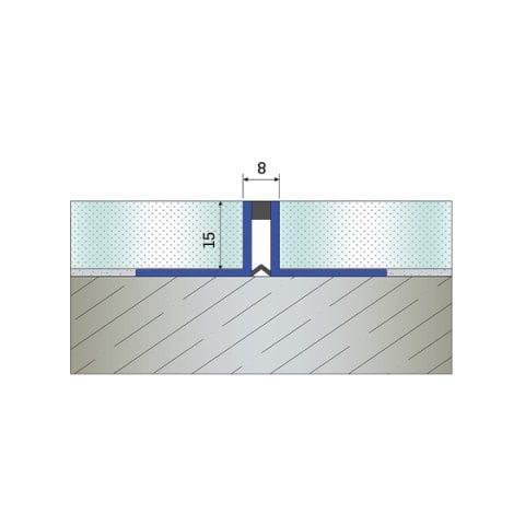 DP02-15 PVC ISIL GENLEŞME DERZ PROFİLİ - 3 mt
