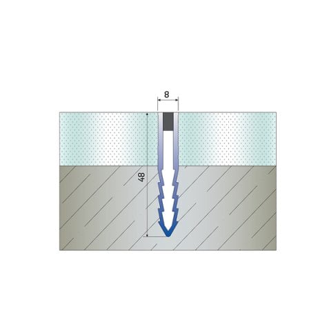 DP06 PVC THERMAL EXPANSION JOINT PROFILE - 3 meters