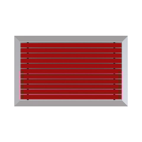 KAUÇUK ÜST YÜZEYLİ ALÜMİNYUM KIRMIZI PASPAS KK06