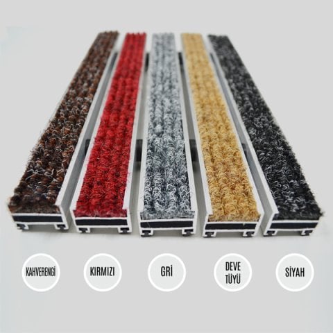 HALI ÜST YÜZEYLİ ALÜMİNYUM GRİ PASPAS HH01