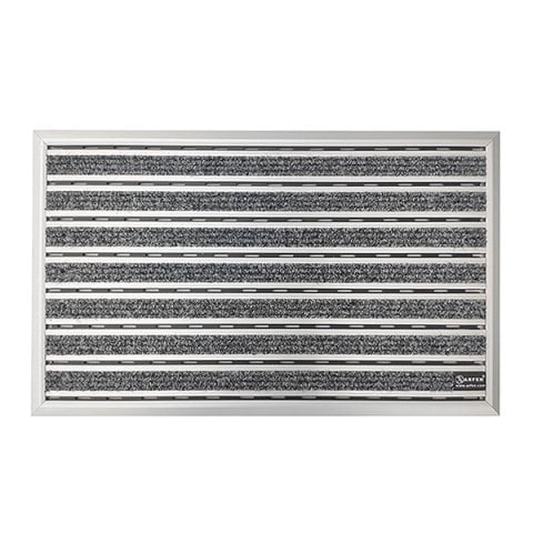 HALI ÜST YÜZEYLİ ALÜMİNYUM SİYAH PASPAS İNCE SERİ T01