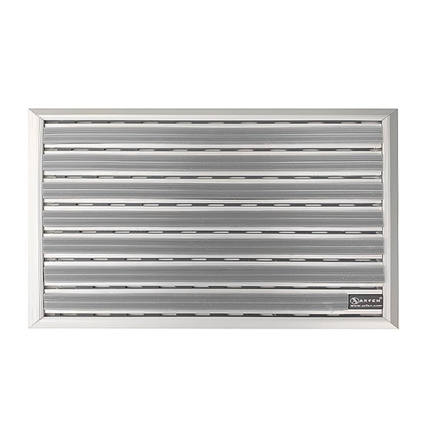 KAUÇUK ÜST YÜZEYLİ ALÜMİNYUM GRİ PASPAS İNCE SERİ T06