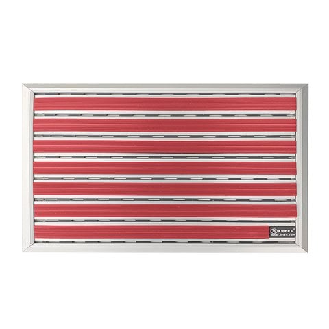 KAUÇUK ÜST YÜZEYLİ ALÜMİNYUM KIRMIZI PASPAS İNCE SERİ T06