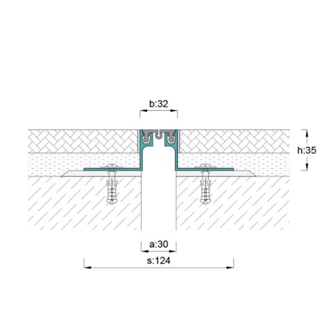 AR102-030 Zemin Dilatasyon Profili - 3 mt