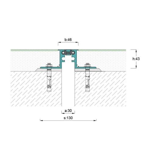 AR300-035 Zemin Dilatasyon Profili - 3 mt