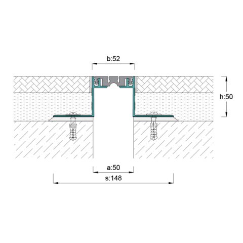 AR107-053 Zemin Dilatasyon Profili - 3 mt