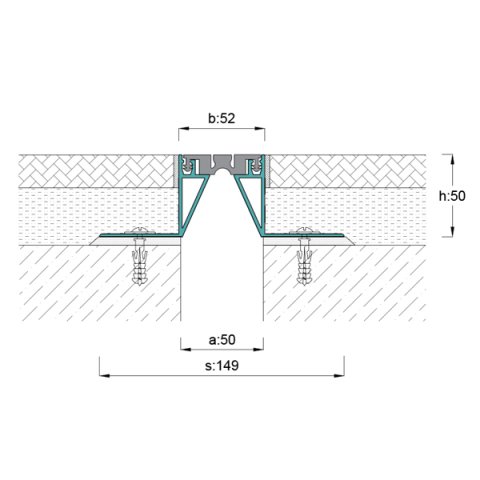 AR107-054 Zemin Dilatasyon Profili - 3 mt