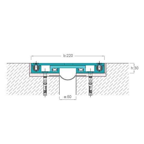 AR902-050 Zemin Dilatasyon Profili - 2 mt