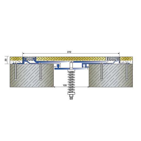 AR801-100 Zemin Dilatasyon Profili - 3 mt