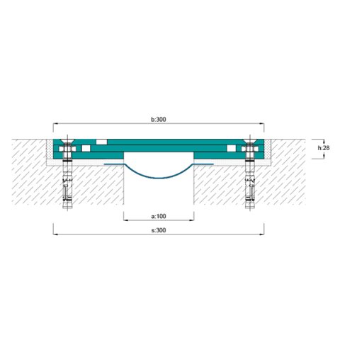 AR901-100 Zemin Dilatasyon Profili - 2 mt