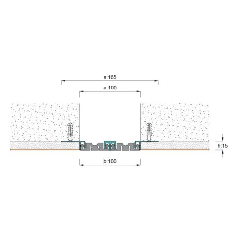 AR202-101 Duvar Tavan Dilatasyon Profili - 3 mt