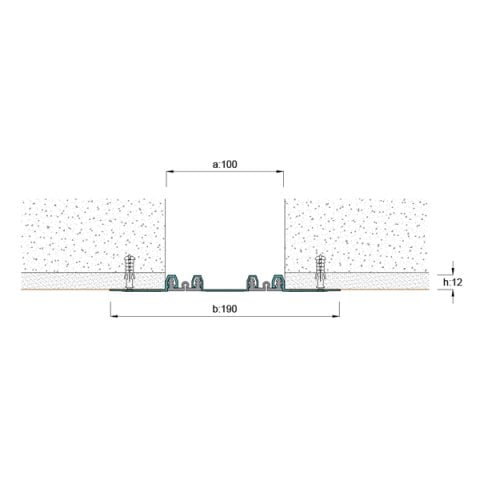 AR262-102 Duvar Tavan Dilatasyon Profili - 3 mt