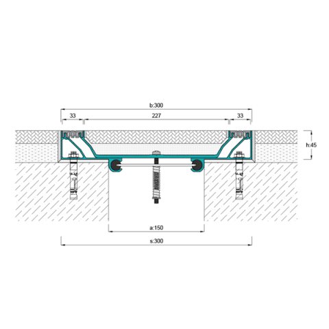 AR802-150 Zemin Dilatasyon Profili - 3 mt