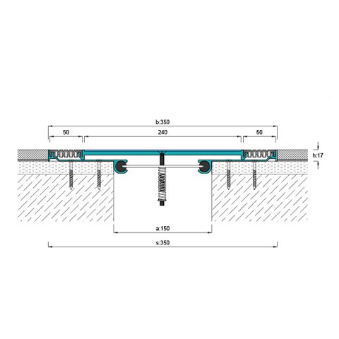 AR803-150 Zemin Dilatasyon Profili - 3 mt