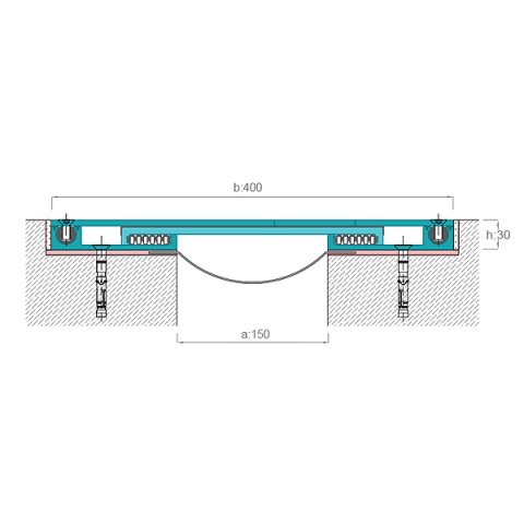 AR902-151 Zemin Dilatasyon Profili - 2 mt