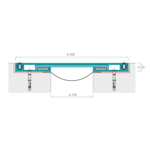 AR902-152 Zemin Dilatasyon Profili - 2 mt