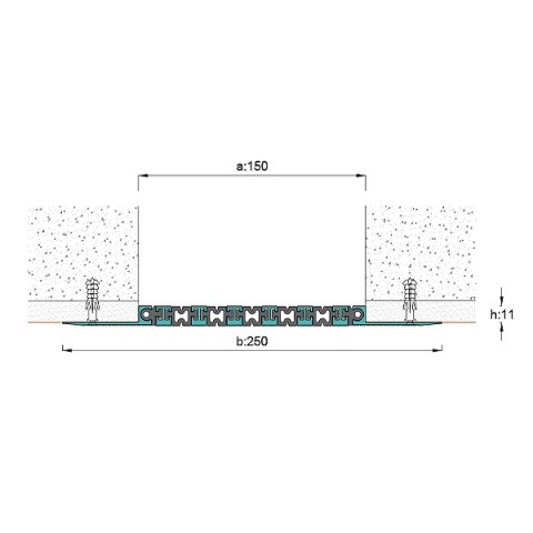 AR259-150 Duvar Tavan Dilatasyon Profili - 3 mt