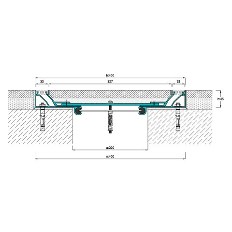 AR802-200 Zemin Dilatasyon Profili - 3 mt