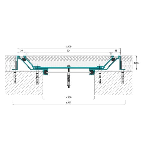 AR806-200 Zemin Dilatasyon Profili - 3 mt