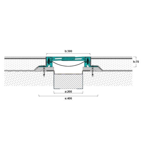 AR835-200 Zemin Dilatasyon Profili - 3 mt