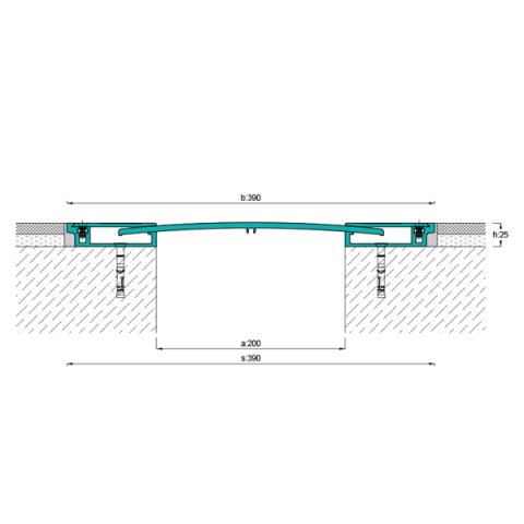 AR851-200 Zemin Dilatasyon Profili - 3 mt