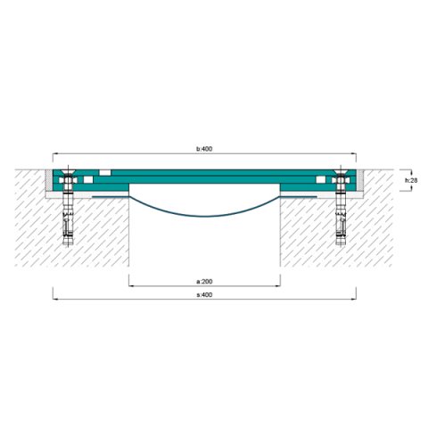 AR901-200 Zemin Dilatasyon Profili - 2 mt