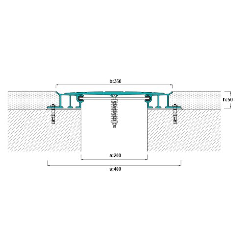 AR932-200 Zemin Dilatasyon Profili - 3 mt