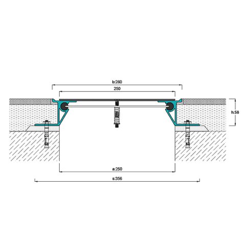AR813-250 Zemin Dilatasyon Profili - 3 mt