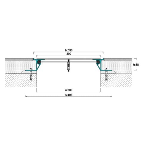 AR813-300 Zemin Dilatasyon Profili - 3 mt