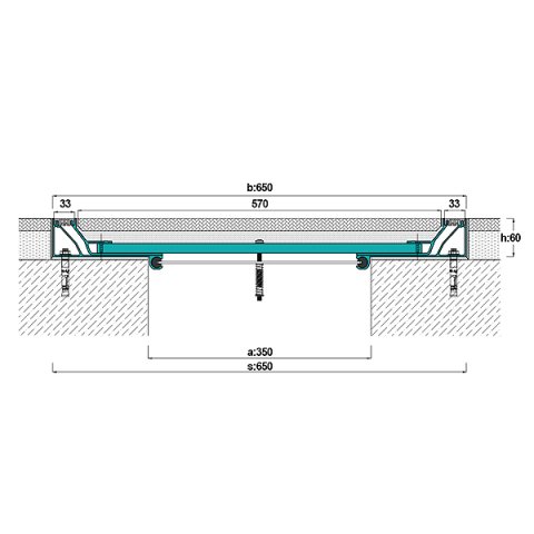 AR802-350 Zemin Dilatasyon Profili - 3 mt