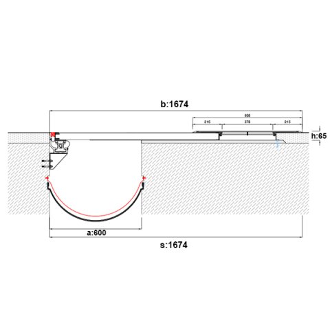 AR971-600 Zemin Dilatasyon Profili - 2 mt