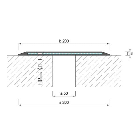 AR951-050 Zemin Dilatasyon Profili - 2 mt