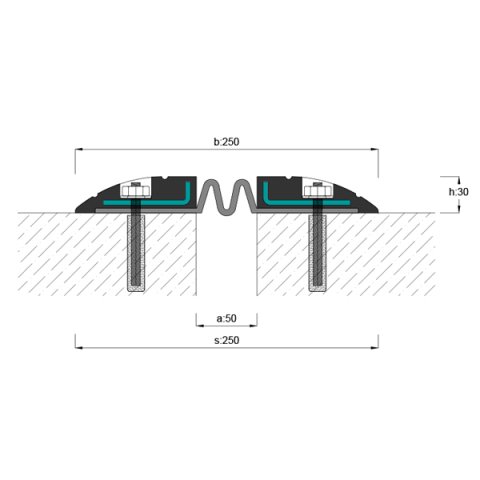 AR921-051 Zemin Dilatasyon Profili - 2 mt