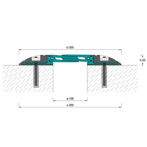 AR921-101 Zemin Dilatasyon Profili - 2 mt