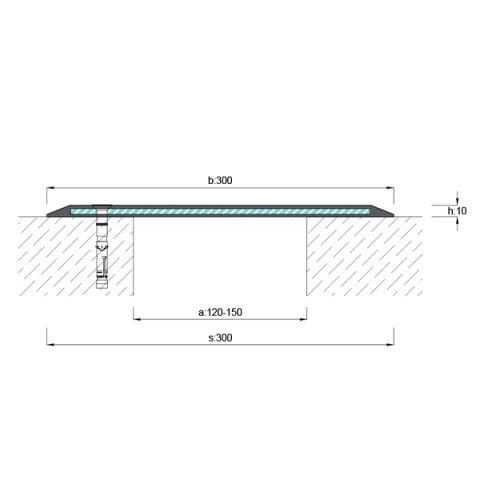 AR951-150 Zemin Dilatasyon Profili - 2 mt