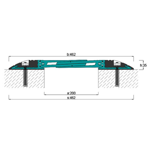 AR921-200 Zemin Dilatasyon Profili - 2 mt