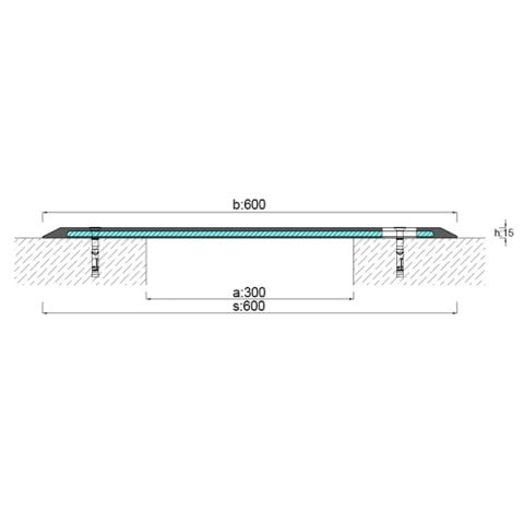 AR951-300 Zemin Dilatasyon Profili - 2 mt