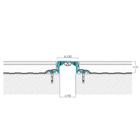AR600-100SS Zemin Dilatasyon Profili - 3 mt