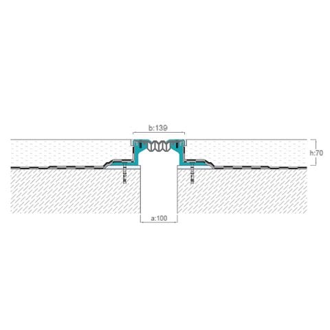 AR600-101 Zemin Dilatasyon Profili - 3 mt