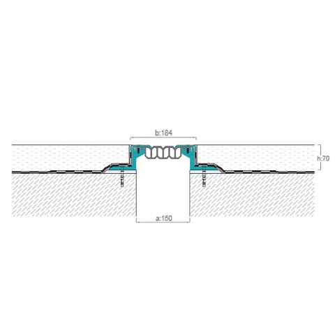 AR600-150 Zemin Dilatasyon Profili - 3 mt